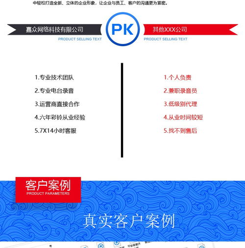 集團(tuán)商務(wù)企業(yè)彩鈴辦理制作開(kāi)通上傳